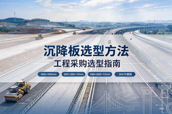 屯昌沉降板选择方法